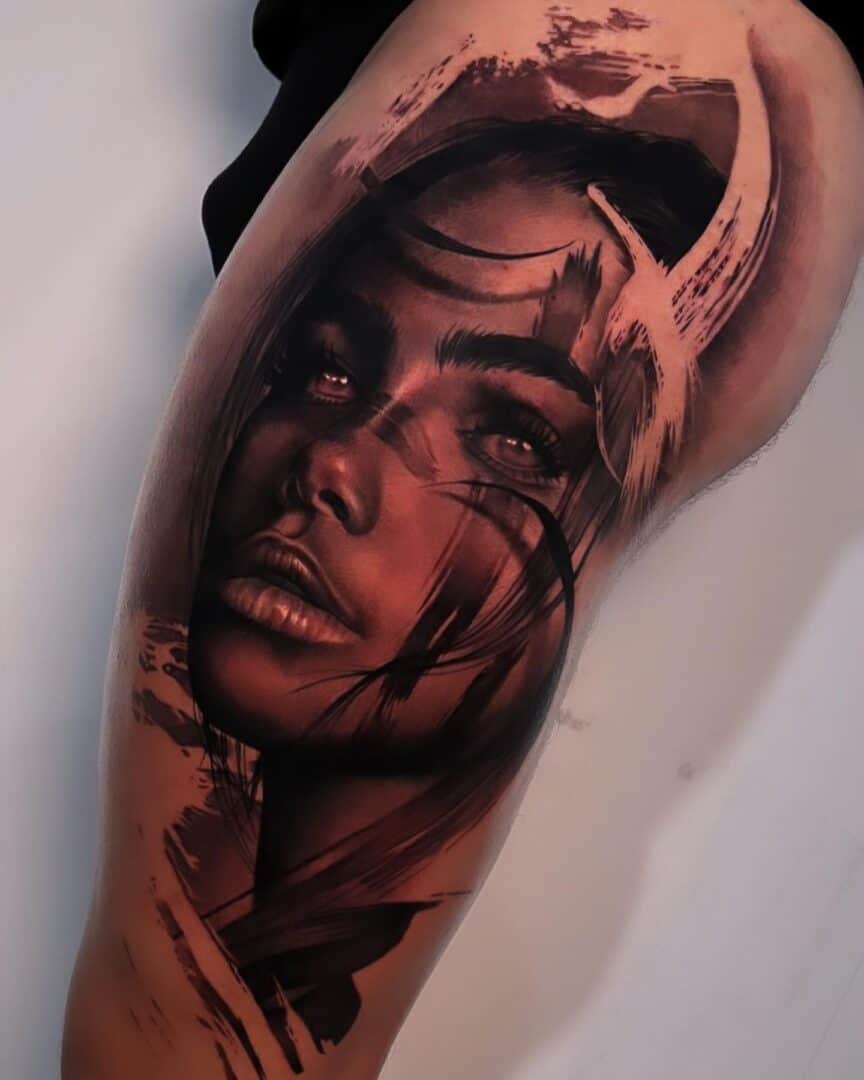 tattoo realistico black.grey nedjad hoda want bologna