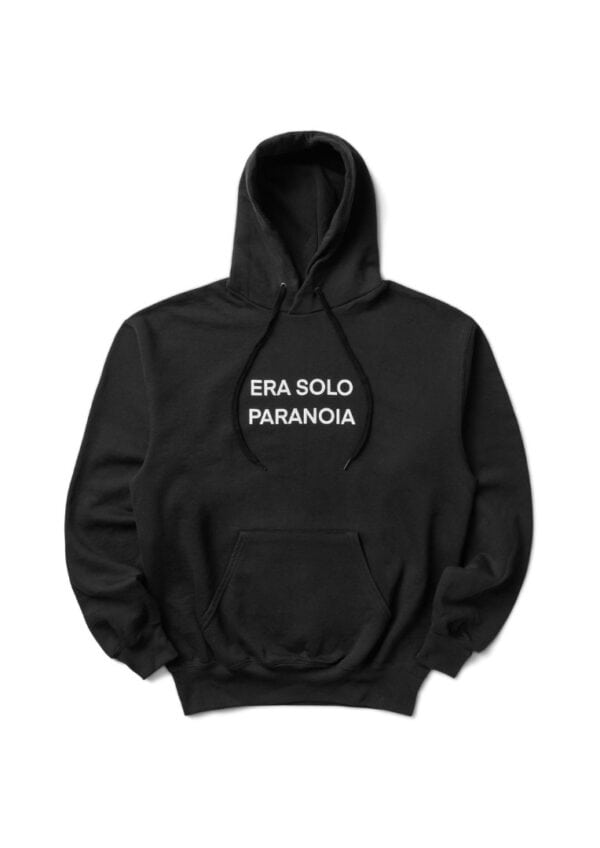 era solo paranoia | felpa con cappuccio
