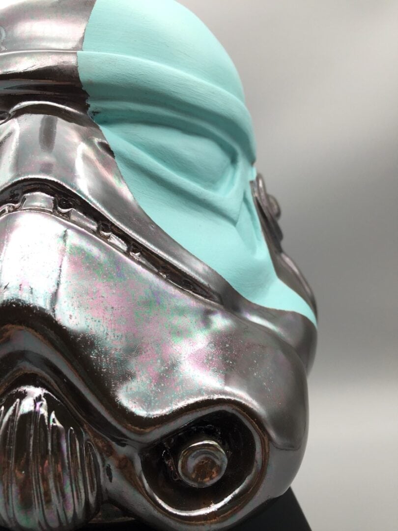 mercurio”, scultura ceramica tecnica mista,, cm 20x20x20, 2020 ( non disponibile)