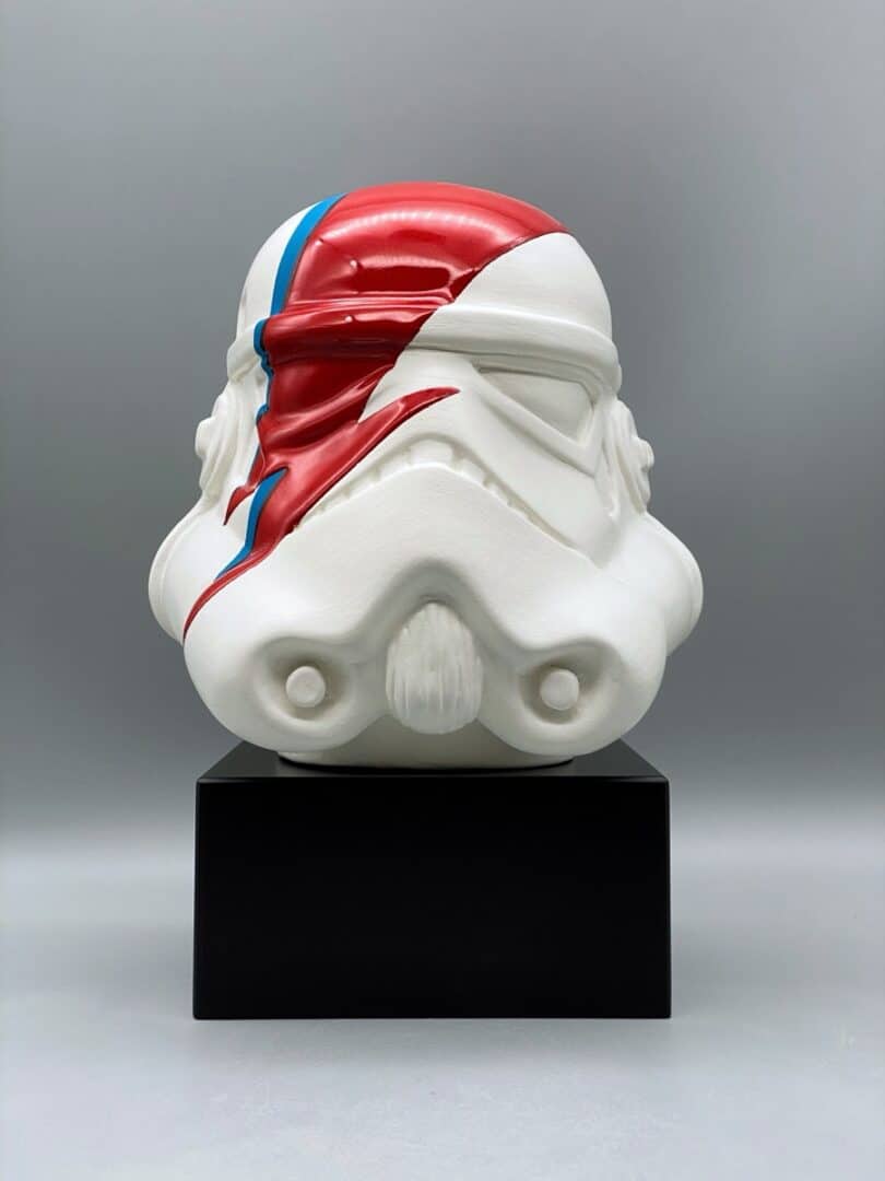 the rise of ziggy sturdust”,, scultura ceramica tecnica mista, cm 20x20x20, 2021 (non disponibile)