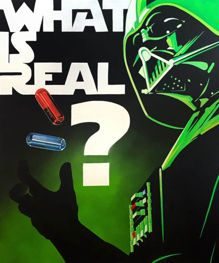 what is real olio su tela, 2022, cm 120x100 (disponibile)