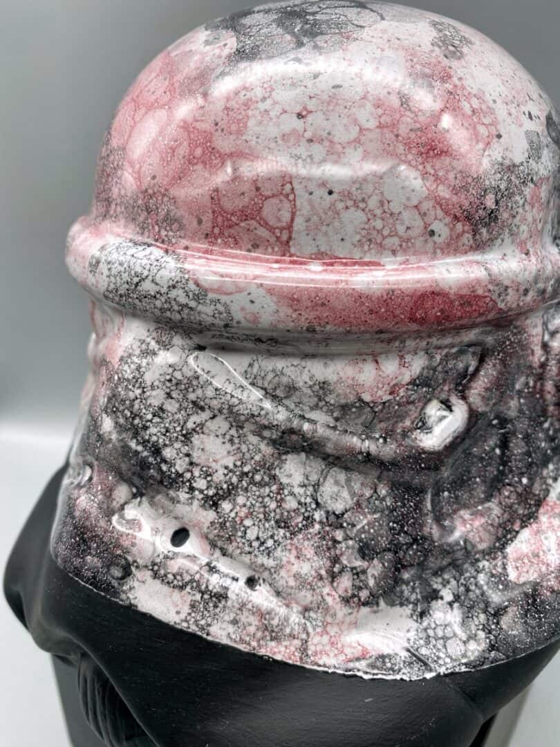 bubbleglaze, scultura ceramica tecnica mista, cm 20x20x20, (disponibile)