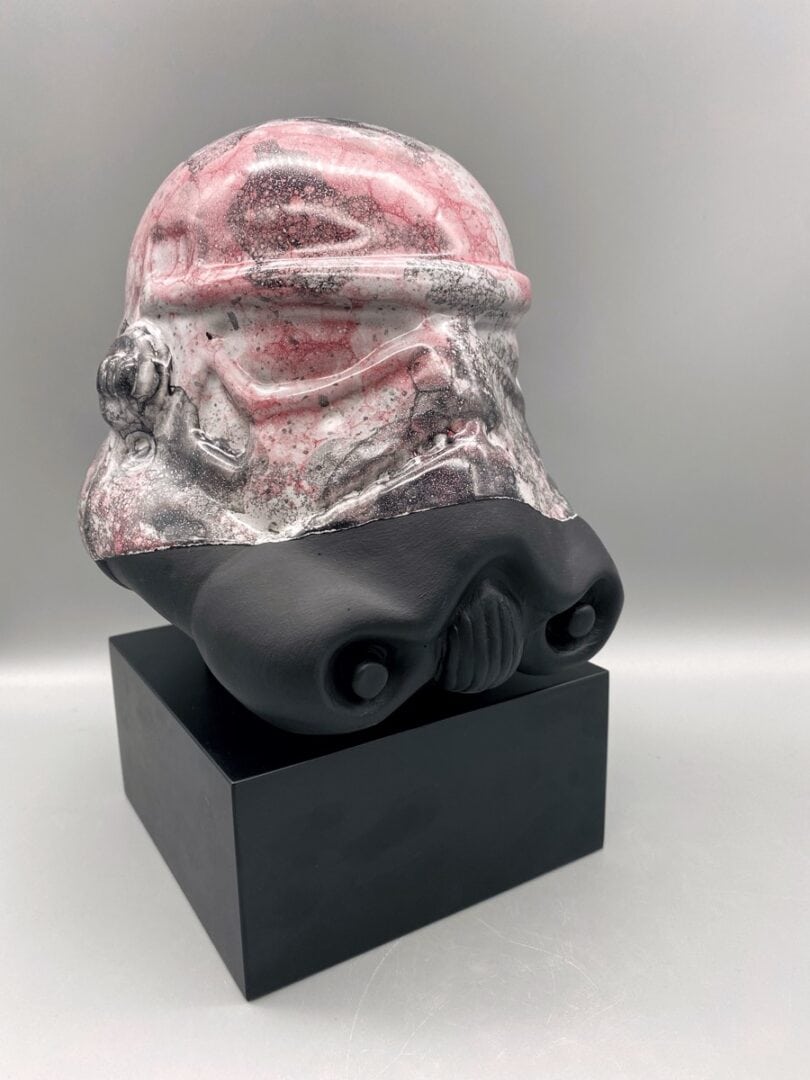 bubbleglaze, scultura ceramica tecnica mista, cm 20x20x20, (disponibile)